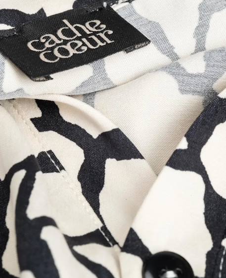 Blouse lavallière de grossesse et d'allaitement sophie Ivoire 4 - vertbaudet enfant 
