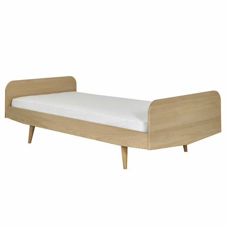 Pack lit avec matelas bois massif bizo Bois naturel 1 - vertbaudet enfant 