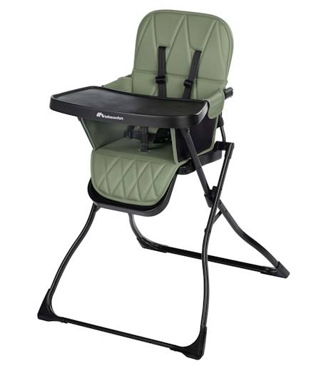 Chaise haute bébé ultra compacte lily Mineral green+Tinted graphite 1 - vertbaudet enfant 