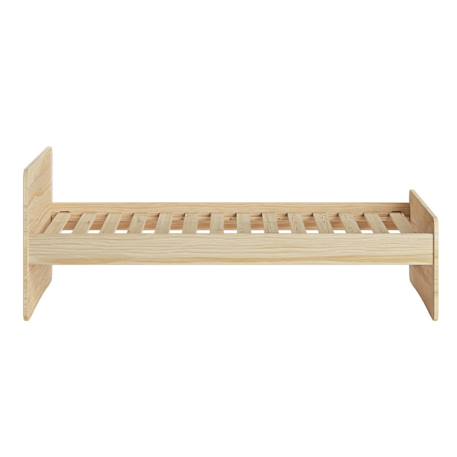 Lit enfant bois massif lilow Blanc+Bois 10 - vertbaudet enfant 