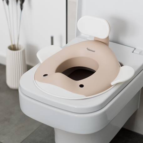 Réducteur de toilette baleine Aquamarine+Gris clair+Gris foncé+Peach+Pistache+Rose pâle+Vieux rose 21 - vertbaudet enfant 