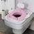 Réducteur de toilette baleine Aquamarine+Gris clair+Gris foncé+Peach+Pistache+Rose pâle+Vieux rose 33 - vertbaudet enfant 