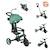 Tricycle explorer 4-en-1 évolutif et pliable Vert olive 2 - vertbaudet enfant 