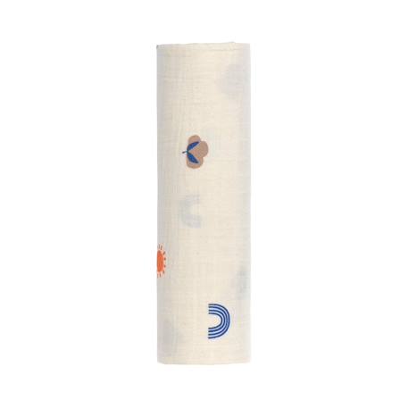 Maxi lange en mousseline blossom nature Blanc 2 - vertbaudet enfant 