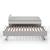 Lit gigogne bois massif leo Blanc+Blanc et bois+Bois 2 - vertbaudet enfant 