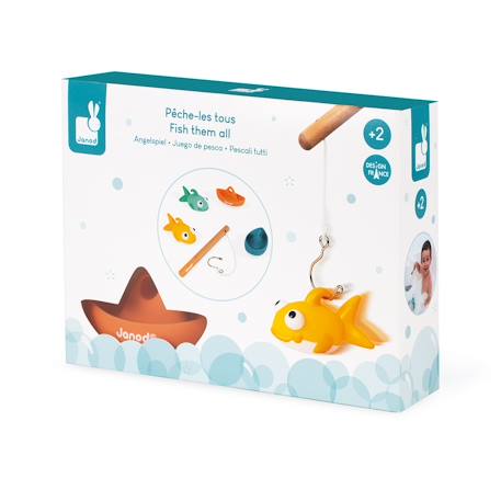Jeu de pêche à la ligne Blanc 3 - vertbaudet enfant 