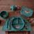 Set de table en silicone animaux Orange+Rose+Vert+Vert paon 18 - vertbaudet enfant 