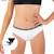 Lot de 3 slips ecopack Blanc-imprimé gouttes-noir 2 - vertbaudet enfant 