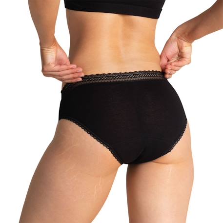 Slip menstruel Noir 3 - vertbaudet enfant 