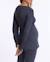 T-shirt manches longues de grossesse et d'allaitement louna Bleu nuit+Noir 3 - vertbaudet enfant 