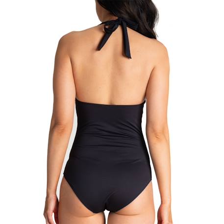 Maillot de bain menstruel 1 pièce femme Noir+Prune 3 - vertbaudet enfant 
