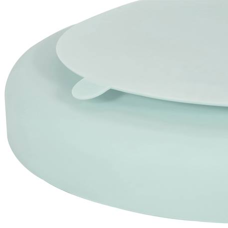 Assiette à compartiments avec ventouse aquamarine+gris clair+gris foncé+menthe+Rose foncé+rose pâle 6 - vertbaudet enfant 