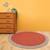 Tapis rond laine tressé nolan Bleu+Curcuma+Rouille 14 - vertbaudet enfant 