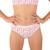 Lot de 3 slips ecopack Blanc-imprimé gouttes-noir+Rose-floral-rose poudré 10 - vertbaudet enfant 