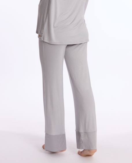 Pantalon de maternité satine Gris 4 - vertbaudet enfant 