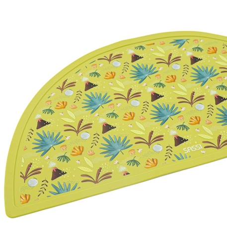 Set de table en silicone animaux Orange+Rose+Vert+Vert paon 14 - vertbaudet enfant 