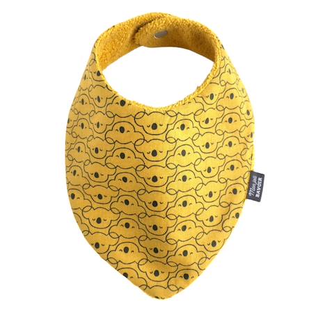 Bavoir bandana (bleu imprimé feuilles) Animaux polaires+Blanc étoiles+Bleu imprimé feuilles+Gris étoiles+Jaune étoiles+Jaune feuilles+Kaki triangles+Koala moutarde+Menthe+Monaha+Oasis+Ourson+Petites oies+Rose étoiles+Rose pâle étoiles+Savane+Sunny 24 - vertbaudet enfant 