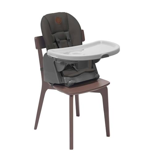 Chaise haute bébé evolutive minla eco Beyond graphite+Beyond green 5 - vertbaudet enfant 