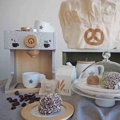 Jouet en bois - machine à café Gris 4 - vertbaudet enfant 