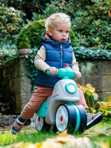 Draisienne strada - Scooter à roues silencieuses Bleu et jaune+Crème et rose+Crème et vert 18 - vertbaudet enfant 