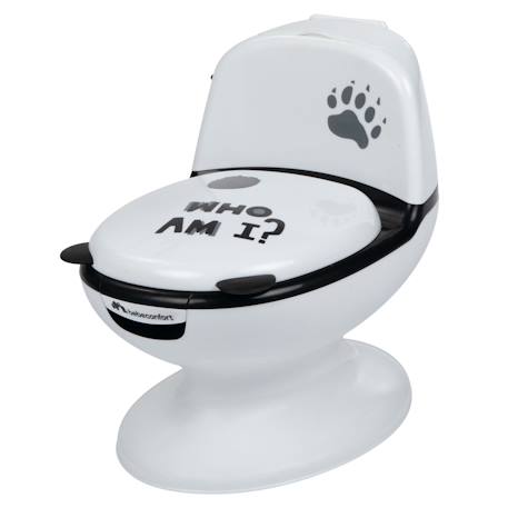 Mini toilette panda, pot avec bruit de chasse d'eau, panda Blanc et bleu+Blanc et marron+Blanc et noir+Blanc et rose 9 - vertbaudet enfant 