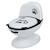 Mini toilette panda, pot avec bruit de chasse d'eau, panda Blanc et bleu+Blanc et marron+Blanc et noir+Blanc et rose 9 - vertbaudet enfant 