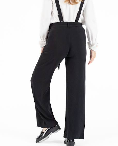 Pantalon large de grossesse betty Noir+Sauge 4 - vertbaudet enfant 