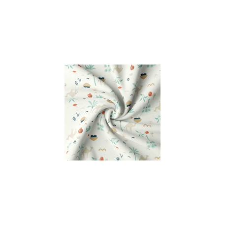 Bavoir bandana (bleu imprimé feuilles) Animaux polaires+Blanc étoiles+Bleu imprimé feuilles+Gris étoiles+Jaune étoiles+Jaune feuilles+Kaki triangles+Koala moutarde+Menthe+Monaha+Oasis+Ourson+Petites oies+Rose étoiles+Rose pâle étoiles+Savane+Sunny 37 - vertbaudet enfant 