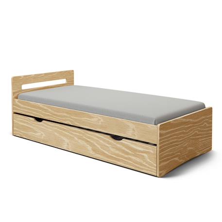 Lit gigogne bois massif leo Blanc+Blanc et bois+Bois 16 - vertbaudet enfant 
