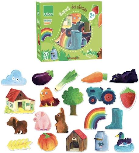 Magnets des champs Vert 2 - vertbaudet enfant 