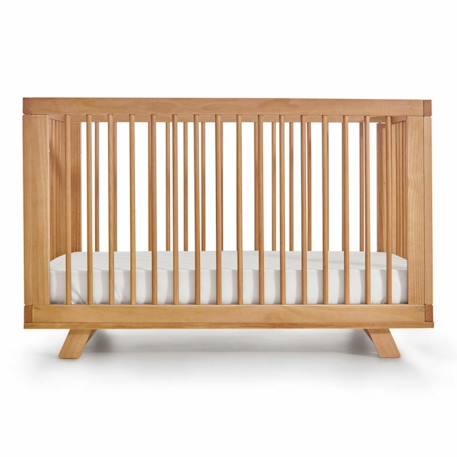 Pack lit bébé évolutif montessori avec matelas bois massif kyoto Bois naturel 1 - vertbaudet enfant 