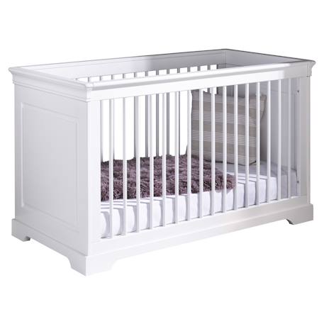 Lit bébé évolutif montessori bois massif lila Blanc 3 - vertbaudet enfant 