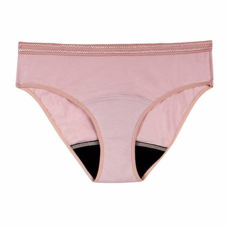 Culotte menstruelle femme Noir+Rose vintage 9 - vertbaudet enfant 