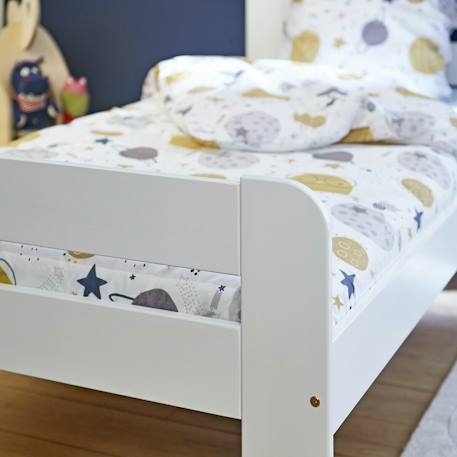 Lit enfant bois massif sundy Blanc 6 - vertbaudet enfant 
