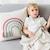 Housse de coussin arc-en-ciel en coton standard 100 by oeko-tex® Gris et jaune+Multicolore 10 - vertbaudet enfant 