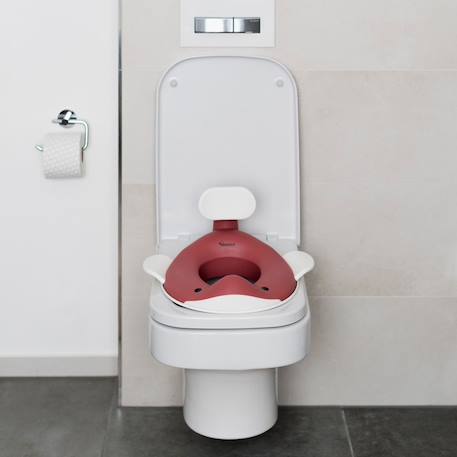 Réducteur de toilette baleine Aquamarine+Gris clair+Gris foncé+Peach+Pistache+Rose pâle+Vieux rose 40 - vertbaudet enfant 