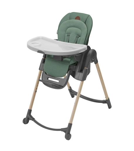 Chaise haute bébé evolutive minla eco Beyond graphite+Beyond green 7 - vertbaudet enfant 
