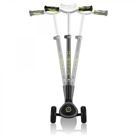 Trottinette master prime 3 roues pliable Noir-rouge+Noir-vert 8 - vertbaudet enfant 