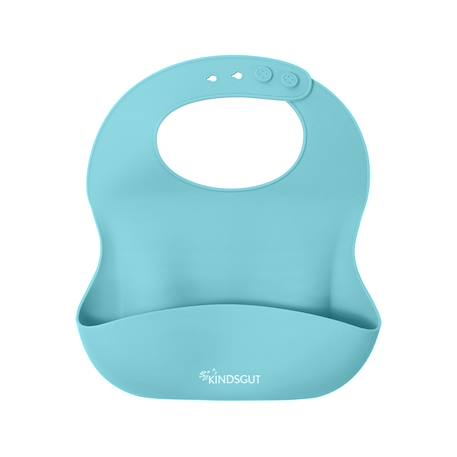 Bavoir bébé en silicone Menthe+Rose pâle+Violet 1 - vertbaudet enfant 