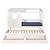 Lit cabane gigogne bois massif alma Blanc+Bois 2 - vertbaudet enfant 