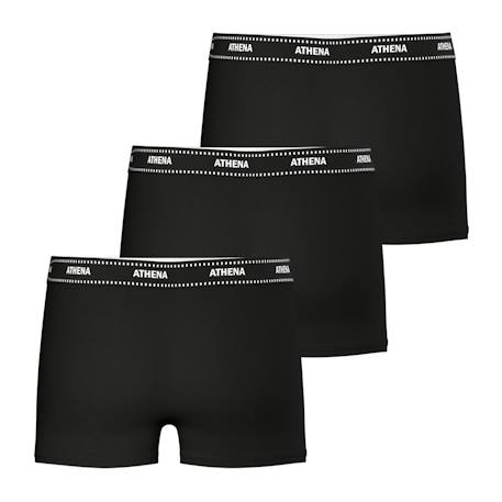Lot de 3 boxers garçon my petit prix Marine-vert+Noir-noir-noir 7 - vertbaudet enfant 