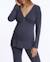 T-shirt manches longues de grossesse et d'allaitement louna Bleu nuit+Noir 2 - vertbaudet enfant 