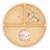 Assiette compartimentée en silicone avec ventouse animaux Beige+Menthe+Orange+Rose+Vert+Vert paon 1 - vertbaudet enfant 