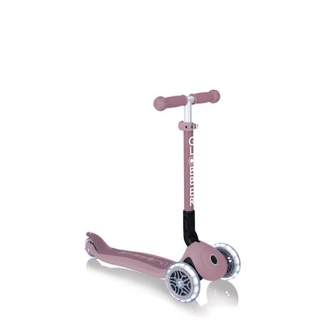Trottinette 3 roues junior foldable lights essential Bleu ciel+Rose berry+Vert pistache 7 - vertbaudet enfant 