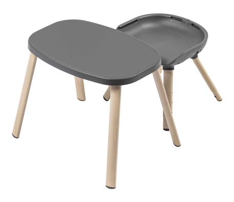 Chaise haute enfant évolutive 8 en 1 moa eco Beyond graphite 6 - vertbaudet enfant 