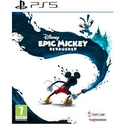 Jouet-Jeux vidéos et jeux d'arcade-Disney epic mickey rebrushed
