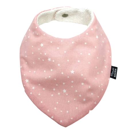 Bavoir bandana (bleu imprimé feuilles) Animaux polaires+Blanc étoiles+Bleu imprimé feuilles+Gris étoiles+Jaune étoiles+Jaune feuilles+Kaki triangles+Koala moutarde+Menthe+Monaha+Oasis+Ourson+Petites oies+Rose étoiles+Rose pâle étoiles+Savane+Sunny 46 - vertbaudet enfant 
