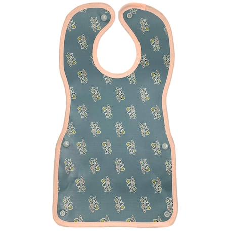 Bavoir malin® (tracteur) Fleurs indiennes+Grandes fleurs+Mouton+Ourson+Petites fleurs+Tigre+Tracteur 2 - vertbaudet enfant 