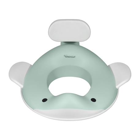 Réducteur de toilette baleine Aquamarine+Gris clair+Gris foncé+Peach+Pistache+Rose pâle+Vieux rose 1 - vertbaudet enfant 