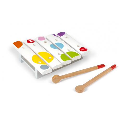 Mini xylo confetti Blanc 1 - vertbaudet enfant 